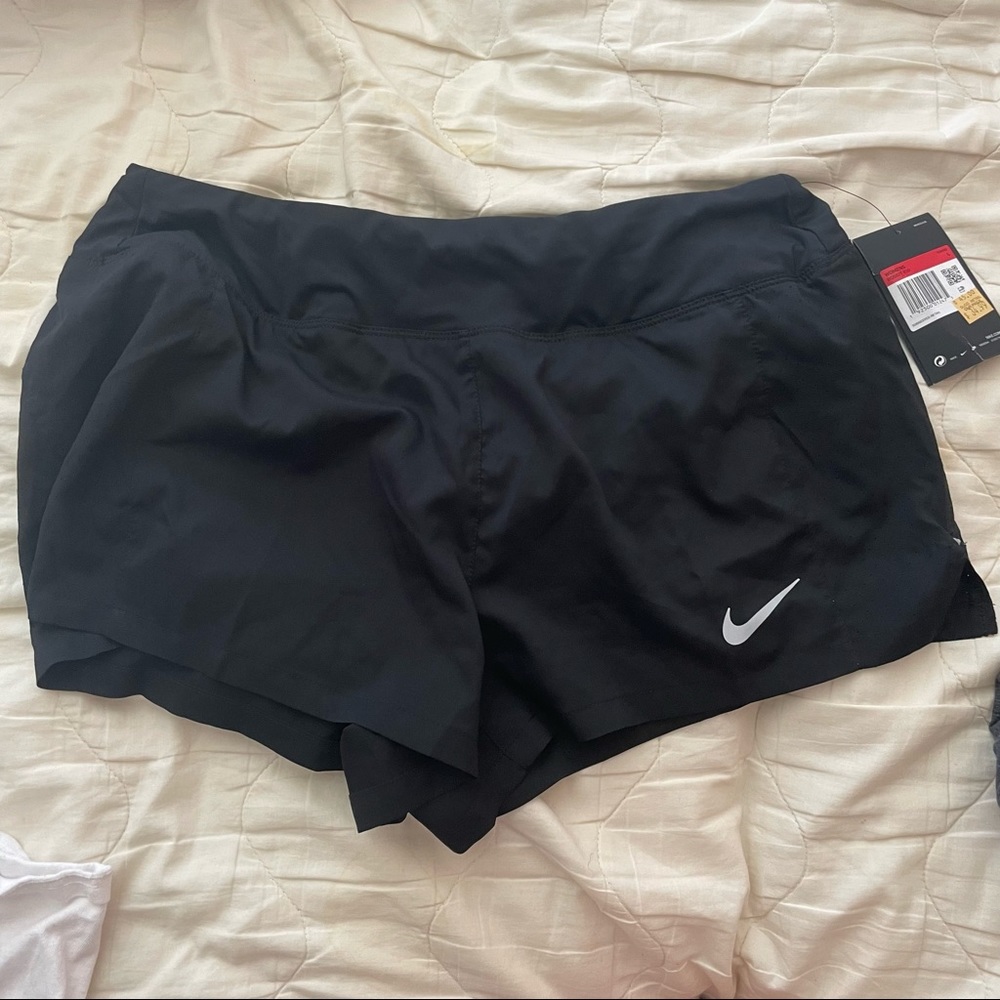 black nike shorts